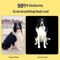 Boîte de projection holographique 3D personnalisée pour animaux de compagnie, affichage vidéo numérique pour chiens et chats, cadeau commémoratif