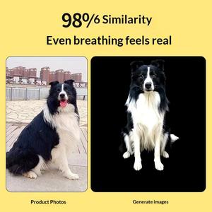 Boîte de projection holographique 3D personnalisée pour animaux de compagnie, affichage vidéo numérique pour chiens et chats, cadeau commémoratif - Product Image 4