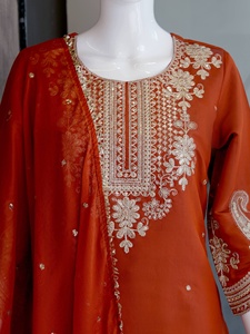 Vestido de novia de excelente calidad, trajes de salwar nupcial, salwar kameez para fiestas, de proveedor indio. - Product Image 6