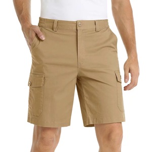 Pantalones Cortos Casuales de Lona para Hombre, Color Sólido, con Bolsillos, de Secado Rápido, Transpirables, con Cierre de Cordón, para Playa y Verano - Product Image 1