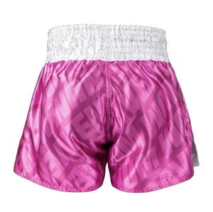 Shorts de Boxeo y Muay Thai al por Mayor, Compresión, Logotipo Personalizado, Acabado Satinado Brillante, Cordón Ajustable, Secado Rápido, Tela 100% Poliéster, Corte Alto - Product Image 3