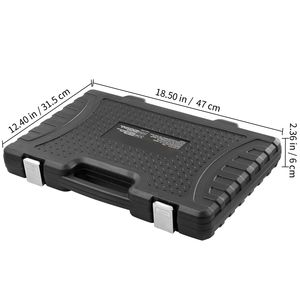 Set di 116 Pezzi di Maschi e Filiere in Acciaio per Cuscinetti, Misure Metriche e SAE, Utensile Essenziale per Filettatura con Rivestimento in Titanio HSS - Product Image 2