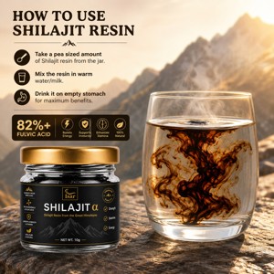 Resina de Shilajit Probada en Laboratorio por Eurofins, 10g, Shilajit Altamente Purificado con 82% de Ácido Fúlvico y Más de 85 Minerales Traza para Energía y Fuerza - Product Image 4