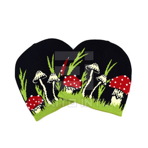 Gorro de Invierno Unisex para Adultos, Diseño Personalizado, Jacquard, Impresión Digital, Transpirable, Impermeable, 100% Acrílico, con Logotipo de Color Personalizado - Product Image 4