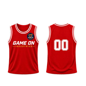 Heat-Transfer Printed Eco-Friendly Waterproof <b>Plus</b> <b>Size</b> Summer Casual Basketball Sports Jersey Custom Tank <b>Top</b> Breathable <b>Mesh</b> - Product Image 5