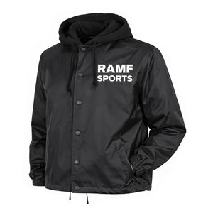 Veste de coach streetwear pour homme avec logo personnalisé, coupe-vent, résistante à l'eau, légère, printemps-automne, avec boutons pression - Product Image 3