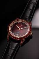Jam Tangan Mekanis Pria Stainless Steel Buckle Sapphire Alexander Ferros 9081R-03 Otomatis Fashion Tahan Air 40mm Kulit