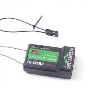 Receptor FlySky FS IA10B 2.4G 10CH IBUS SBUS PPM PWM Compatible con FS I10 FS I6S TH9X Piezas de RC - Product Image 1