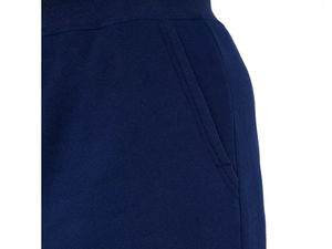 Shorts décontractés d'été pour femmes, couleur bleu marine uni, tissu 100% coton, style streetwear, coupe ample, prix de gros. - Product Image 2