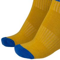 Chaussettes courtes personnalisées SGRHO bleues, chaussettes de sport respirantes bleues et dorées Sigma Gamma Rho pour sororité grecque, chaussettes décontractées pour le sport