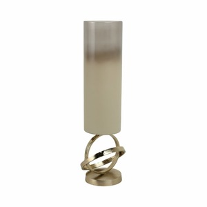 Candelero de Aluminio Dorado de 27 cm de Altura, Hecho a Mano, Duradero, Ecológico, Decoración para el Hogar, Centro de Mesa para Bodas y Uso Religioso - Product Image 4
