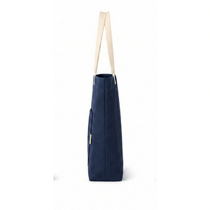 High quality custom tote Low price durable <b>canvas</b> Baby shopping <b>bag</b> <b>Large</b> capacity cotton tote <b>bag</b> with pockets - Product Image 2
