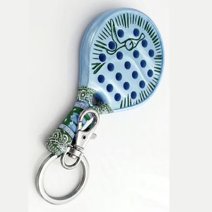 Nuevo Llavero de Goma Resistente con Forma de Raqueta de Pádel, Servicio OEM, Tamaño Personalizado y Logotipo Personalizado - Artículos Deportivos con Relieve 3D - Product Image 5
