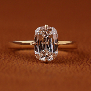 Luxury Jewelry Custom 14k Gold Ashoka Cut Lab-grown Diamond IGI Certified Ring <b>for</b> Women's Jewelry - Product Image 1