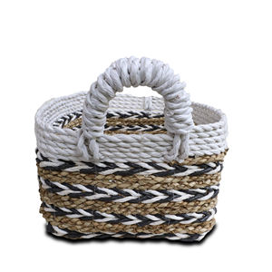 Cesta de Almacenamiento Rectangular de Mimbre con Asa - Decoración Ecológica Multifuncional para el Hogar y la Cocina - Product Image 2