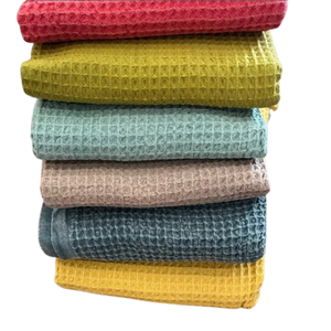 Serviette de toilette en lin neutre AKSFAB AF106, serviette en coton écologique, serviette de toilette pour invités, serviette de table, coton biologique, cuisine - Product Image 3