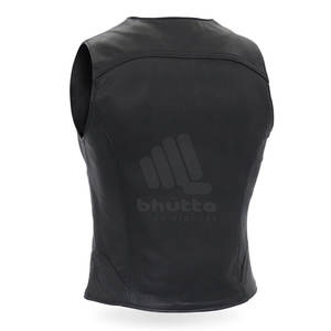 Chaleco de Punto de Cuero Genuino para Mujer, Transpirable, Cortavientos, Cálido para Invierno, con Cremallera, Prenda Exterior Informal y Ecológica, Precio Razonable - Product Image 5