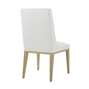 Silla de Comedor Escandinava de Primera Calidad, Madera de Roble Maciza, Tapicería de Lino, Muebles de Comedor para Uso en Hoteles - Product Image 2