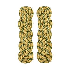 Épingle de sûreté brodée en dentelle à coudre, essentielle pour uniforme cérémoniel, en tissu toile de haute qualité, écologique et tendance, pour épaulette - Product Image 2