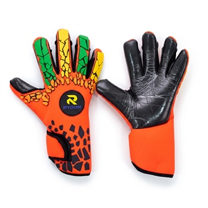 Gants de gardien de but d'entraînement professionnel Gant en cuir Geo Line avec latex pour une performance optimale lors des matches de coaching de football - Product Image 1