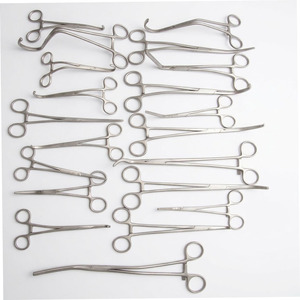 Juego de 20 Pinzas Vasculares Debakey de Acero Inoxidable, Instrumentos Quirúrgicos, Pinzas para Cirugía Cardiovascular - Product Image 2