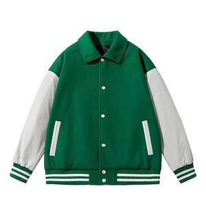 Vêtements - Veste en cuir pour homme - Veste varsity - Vente en gros OEM ODM - Product Image 3