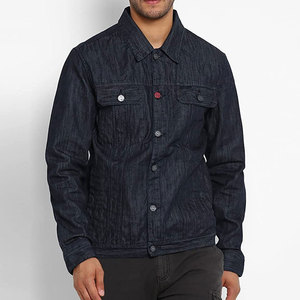 OEM Services High Quality Custom Design Men Jeans Jacket New Design Breathable Jeans Winter Jacket For Men - Product Image 1