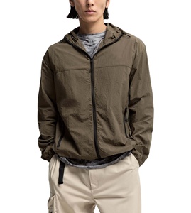 Men's <b>Lightweight</b> Windbreaker <b>Jacket</b> with Adjustable Hood Water Resistant Full Zip Outdoor Coat for Hiking Travel <b>Running</b> - Product Image 6