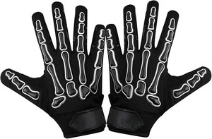 <b>Gloves</b> <b>Grip</b> Boost Football <b>Gloves</b>-Breathable Silicone Hook Loop Closure-Solid Stealth 6.0 Sticky Technology-Unisex Outdoor - Product Image 4