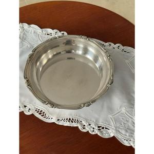 Dining Tableware Silver <b>Shell</b> Dish Food Serving Brass Plate With Custom Design Border <b>Mirror</b> Polish Plates Charger Dish Latest - Product Image 6