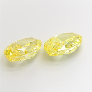 Oval Cut Fancy Intense Yellow Fine Jewelry Lab Grown Diamonds CVD Certified Loose Gemstones Sparkling Luxury Stone - Product Image 2