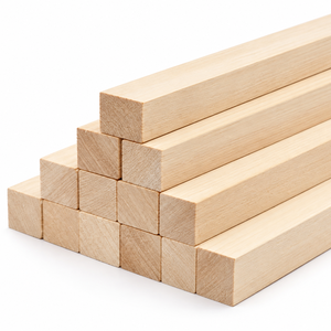 Solid <b>Wood</b> <b>Square</b> Dowels Rectangle Shape Natural Material DIY Crafts Freestanding Decorative Rods Sticks Solid <b>Wood</b> <b>Square</b> Dowel - Product Image 1