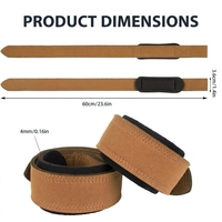 Sangles de musculation en cuir Trailpop avec logo personnalisé, protection épaissie pour les poignets, pour le fitness