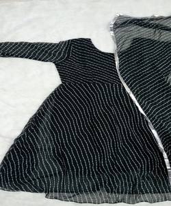 NUEVA COLECCIÓN Vestido de Trabajo para Mujer en Tela Georgette de Algodón con Estampado y Dupatta, Ropa Festiva, Precio al por Mayor, Prenda Étnica, Multicolor - Product Image 3