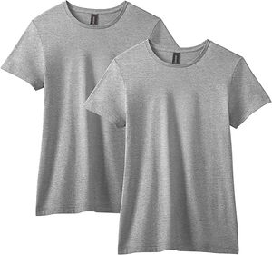 Camiseta de Manga Corta con Cuello Jersey para Mujer, Corte Regular, Informal, Transpirable, Suave, para Todas las Temporadas, Estampado Navideño, 100% Poliéster, Personalizada - Product Image 6