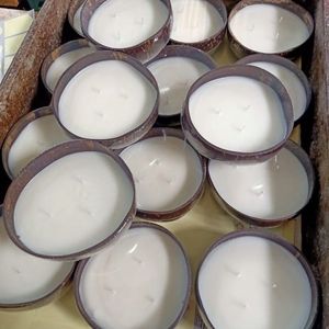 Vela de Cáscara de Coco de Primera Calidad 2026, Cera de Soya de Combustión Limpia para Aromaterapia y Relajación, Aroma Duradero, Artesanía Premium - Product Image 4