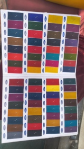 Tissu crêpe uni de qualité supérieure, disponible en plus de 100 couleurs, pour vêtements de créateurs et robes décontractées, au prix d'usine. - Product Image 5