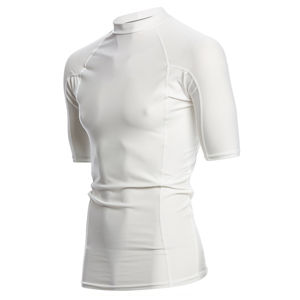 Meilleures ventes : Rashguards pour hommes 100 % polyester à manches courtes et Rashguards pour hommes à manches longues imprimés, en tissu de haute qualité, coupe ajustée - Product Image 3