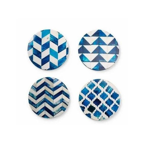Posavasos de Hueso con Incrustaciones Artesanales Vintage Ecológicos de Primera Calidad para Salas de Estar de Lujo, Casas de Diseño, Accesorios de Muebles Distintivos - Product Image 4