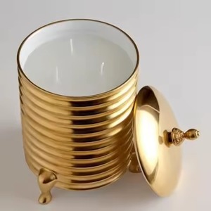Decorative Antique Metal Candle Jar <b>Tea</b> <b>Light</b> <b>Holder</b> for Contemporary Home and Festival Decoration - Product Image 4