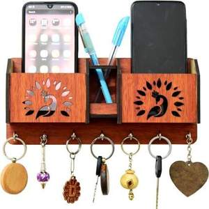 Wood Craft Sweet Home Wooden <b>Key</b> Holder Decorative <b>Wall</b> Mounted <b>Key</b> <b>Hanger</b> <b>for</b> Living Room Entryway - Product Image 5