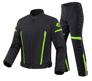 Ensemble veste et pantalon de moto unisexe, imperméable, % polyester, anti-UV, ignifuge, séchage rapide, respirant, coupe-vent - Product Image 4