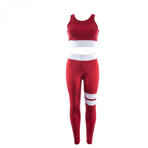 Leggings Deportivos para Mujer, Conjunto de Yoga de Dos Piezas con Tela Térmica de Spandex/Nailon para Gimnasio y Fitness - Product Image 3