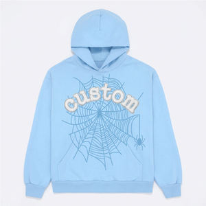 Sweat à capuche Spider de haute qualité pour homme, personnalisable avec logo brodé et couleur au choix, en tissu épais. - Product Image 2