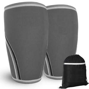Top Fabricant Logo Personnalisé 7mm Néoprène Genouillère Powerlifting Compression Genou Manchon pour Haltérophilie En Gros - Product Image 1