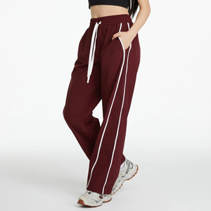 Pantalones de Trabajo de Oficina para Verano, Pantalones de Negocios de Cintura Alta y Pierna Ancha para Mujer - Product Image 6