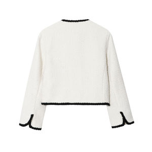 Nueva Moda de Otoño, Blusa Transpirable de Manga Larga para Mujer, con Botones, Estilo Casual, Tejido de Poliéster con Borde de Terciopelo - Product Image 6