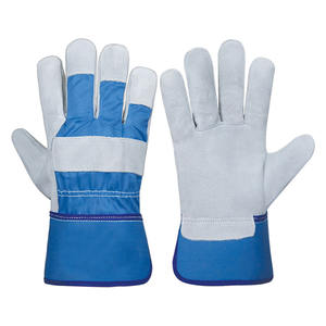 ถุงมือช่างหนังเคลือบไนไตรล์ ป้องกันการสั่นสะเทือน ป้องกันไฟฟ้าสถิตย์ กันลื่น สกรีนโลโก้ได้ สำหรับงานสวนและก่อสร้าง - Product Image 4