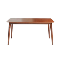 Mid-Century Teakholz Couchtisch Rechteckiger Holz-Esstisch für Innen- und Außenbereich Hotel-Möbel