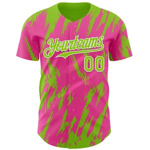 Camiseta de Béisbol Personalizada de Alta Calidad con Botones Completos, 100% Algodón Orgánico Antibacterial, Transpirable para Invierno, Ropa Deportiva Corta para Equipos - Product Image 2
